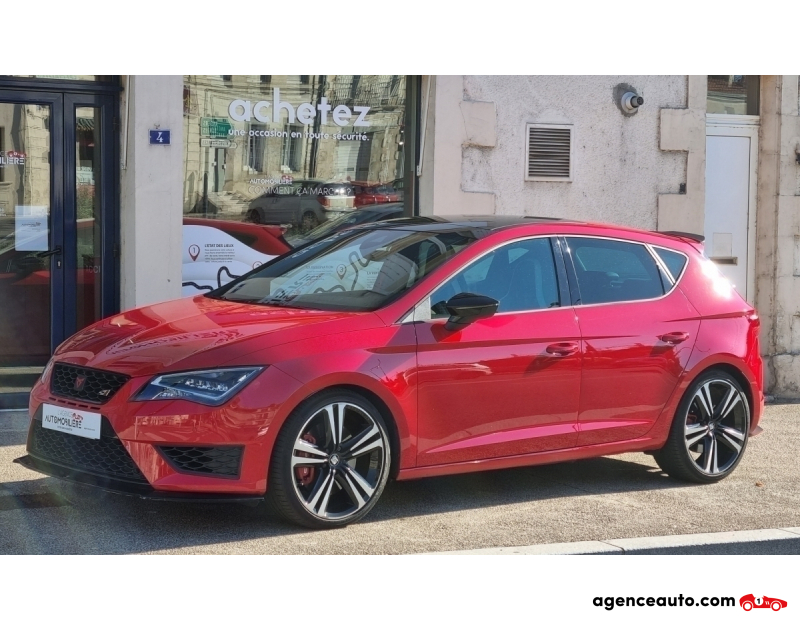 Achat voiture occasion, Auto occasion pas cher | Agence Auto Seat Leon LeonIII (5F1) 5 portes Cupra 2.0 TFSi 16V 290 cv Rouge Année 2016 Manuelle Essence